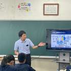川俣中学校で出張授業を行いました